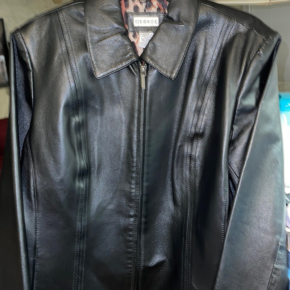 Leather jacket